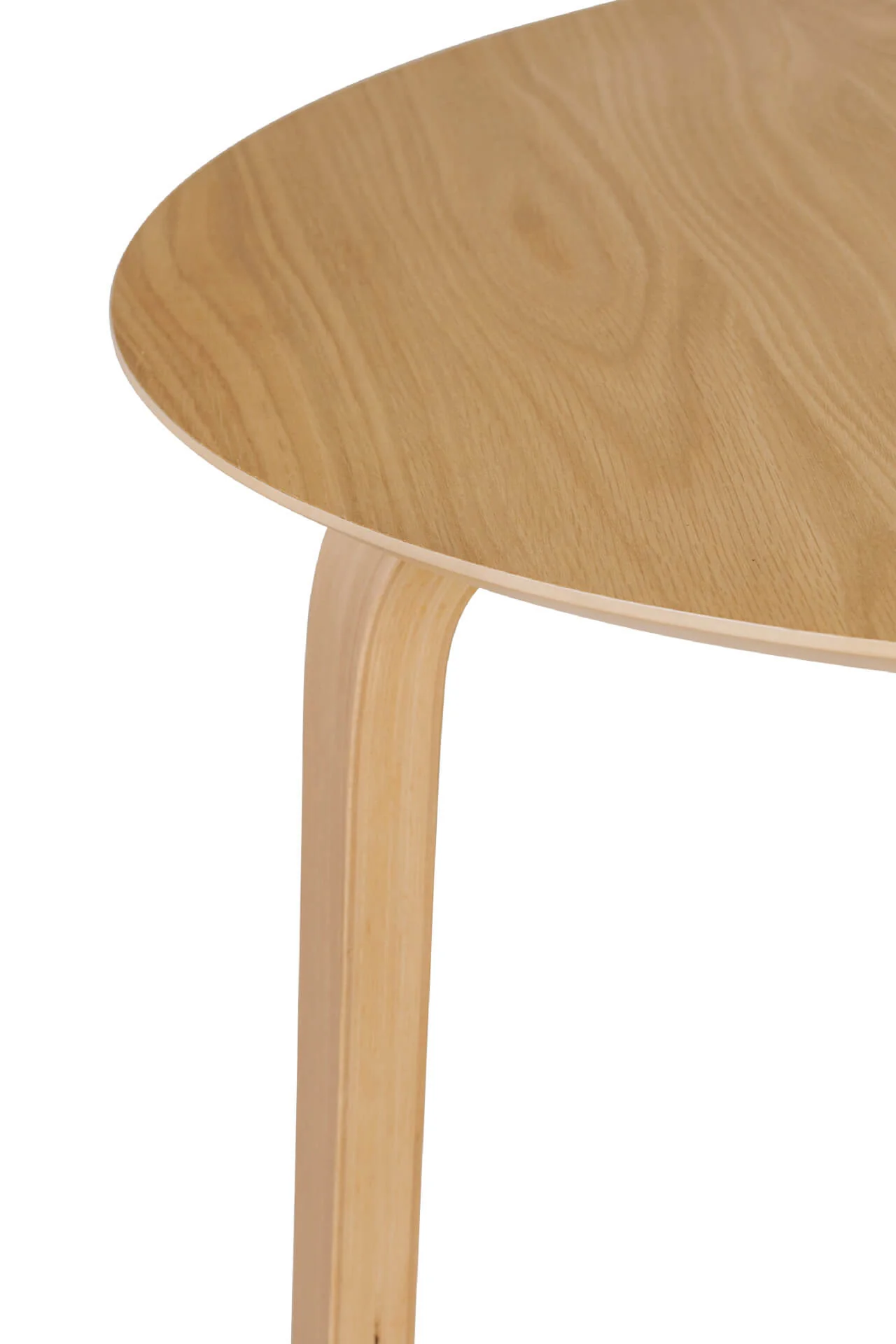 Addison 1000 Round Dining Table – Natural Oak Veneer Finish - Image 3