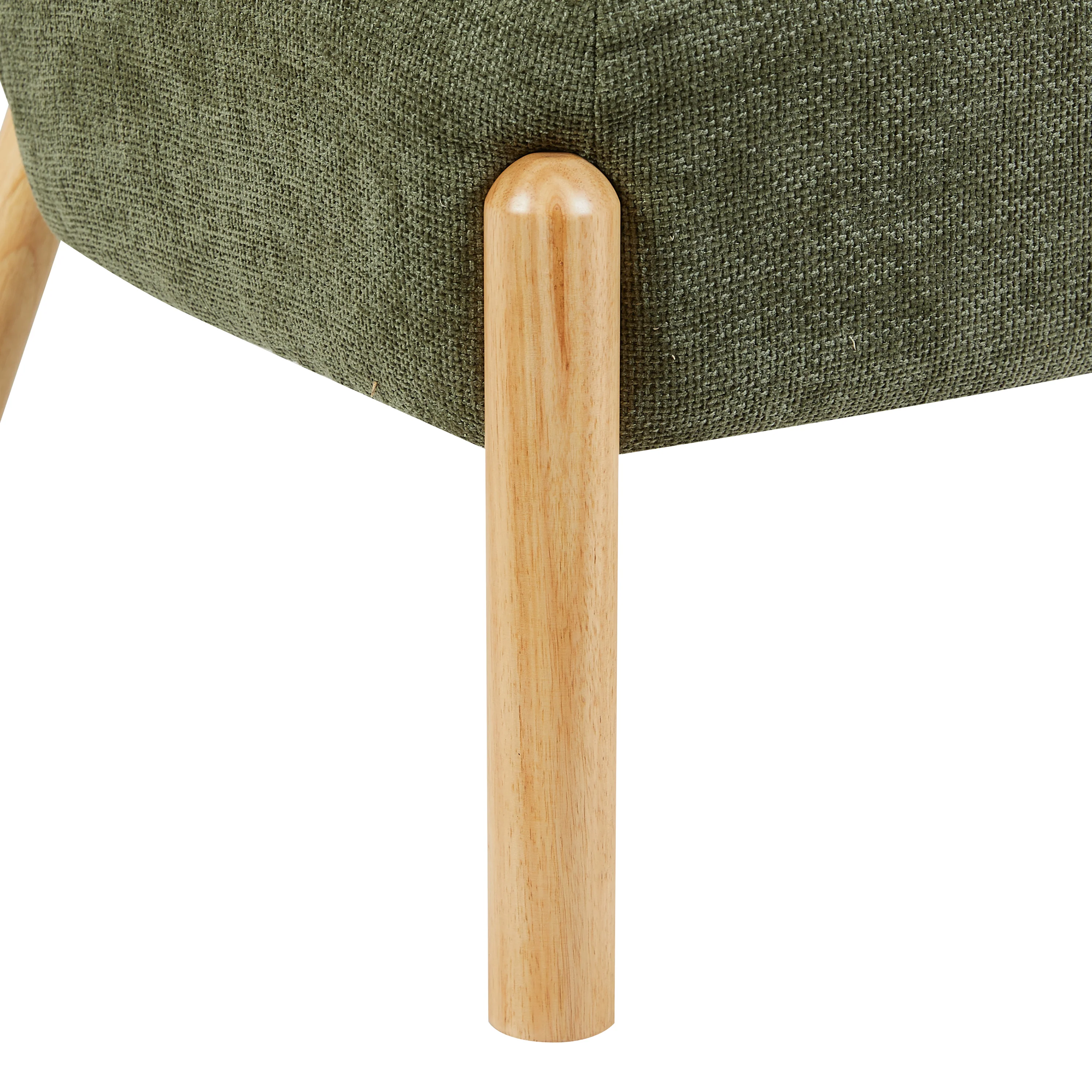 Alana Chair – Moss Green Armless Accent Chair (PRE-ORDER FOR JULY) - Image 7