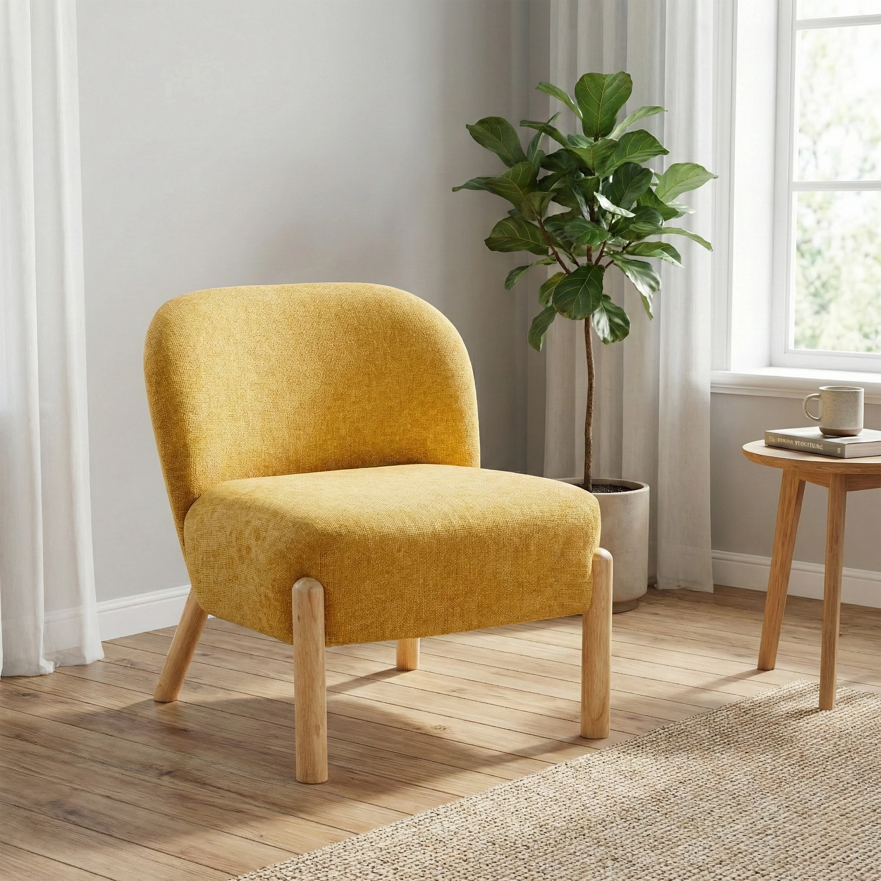 Alana Chair – Ochre Accent Chair (PRE-ORDER FOR JULY) - Image 8