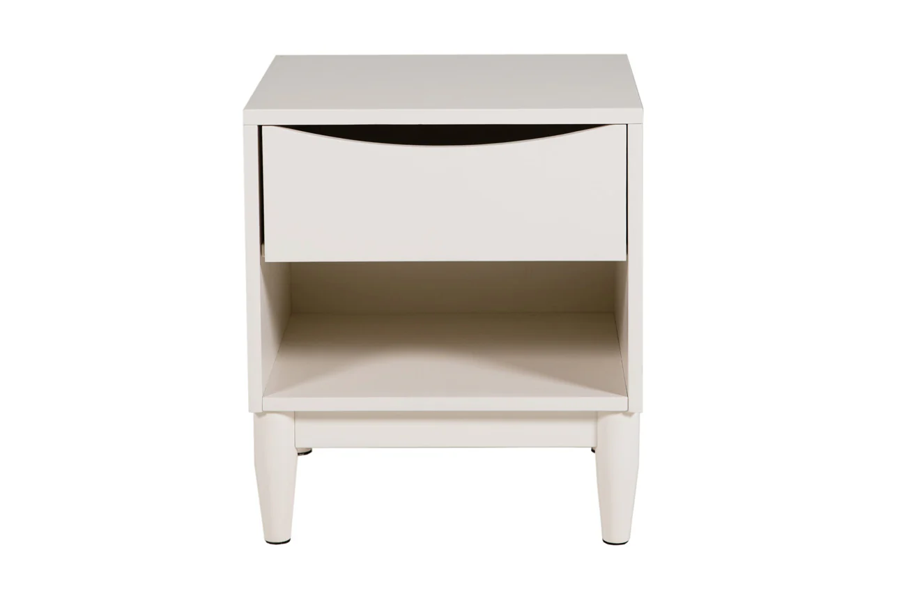 Alesta Bedside Table - White - Image 2