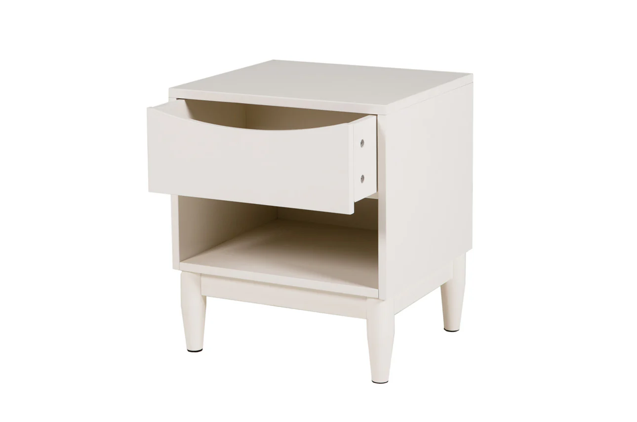 Alesta Bedside Table - White - Image 3