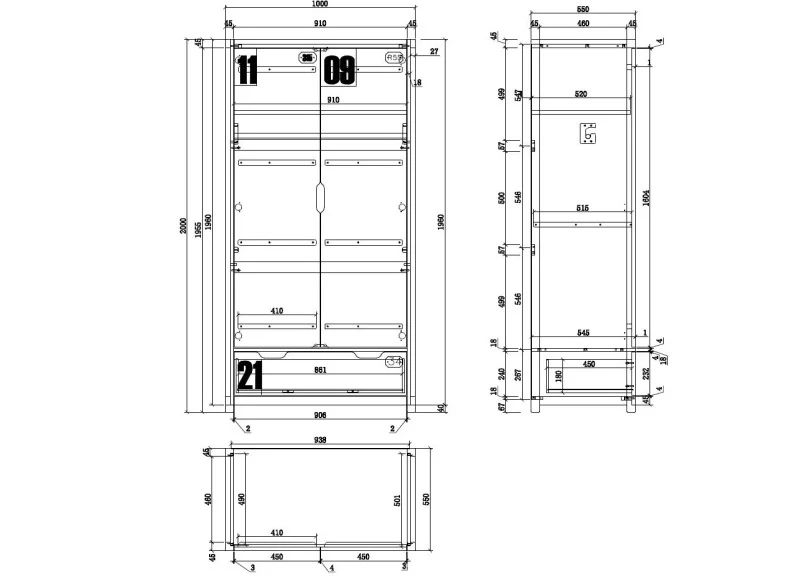 Alex Two Door Wardrobe - Image 5