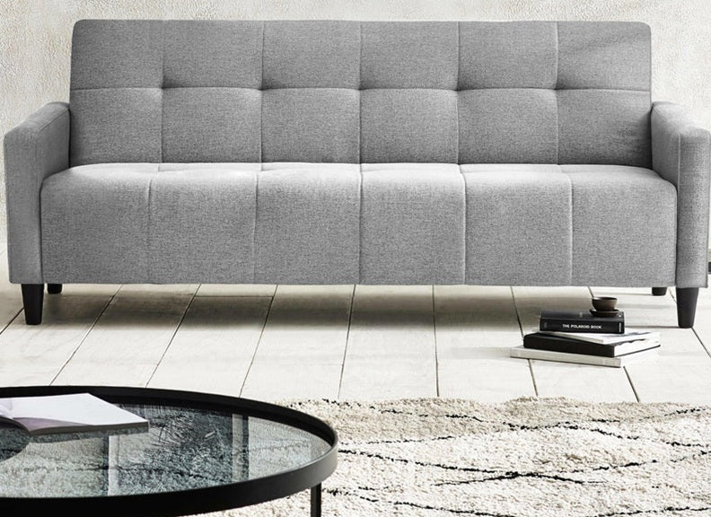 Alfie Storage Sofa Bed – Grey Fabric with Underneath Storage