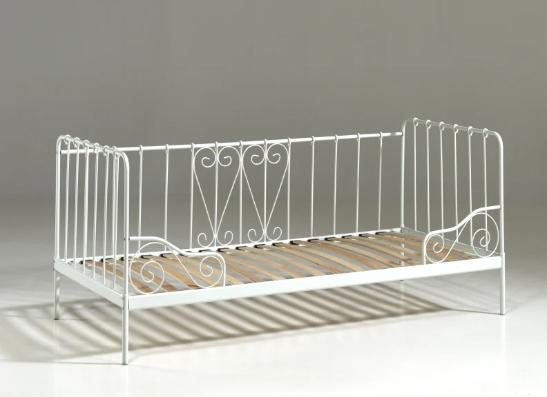 Alice Captains Metal Bed – Intricate Swirl Design 200x90 cm - Image 3