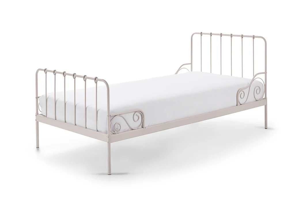 Alice Metal Bed – Intricate Swirl Design 200x90 cm - Image 8