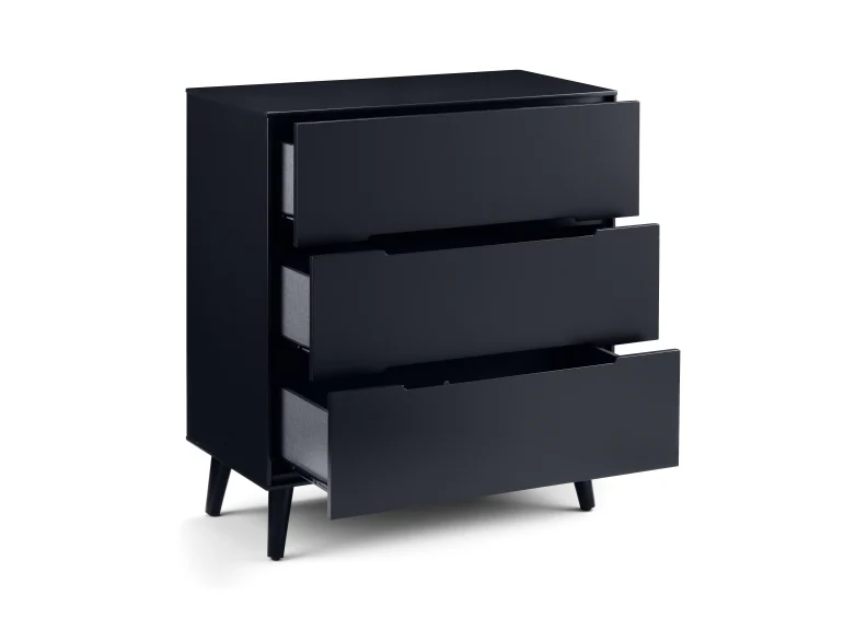 Alicia Grey Three Drawer Chest - Image 5