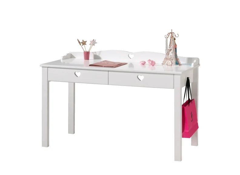 Amori Modern Wooden Desk with Storage Drawers for Home Office - Image 3