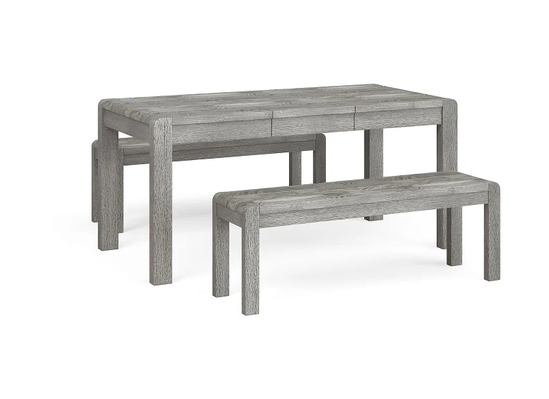 Amsterdam Bench – Greyed Oak Finish - Image 4
