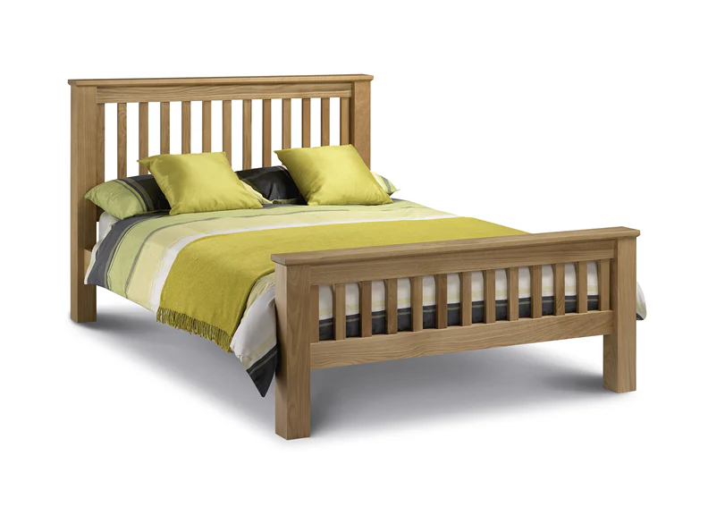Amsterdam High End Bed – Solid Oak Frame with Sprung Slats - Image 3