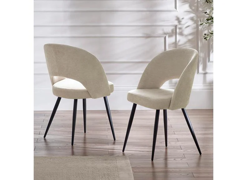 Anderson Round Glass Dining Table With Ella Dining Chairs - Image 8