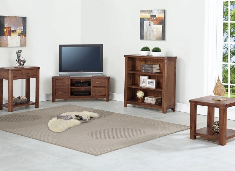 Andorra Acacia Corner TV Unit (PRE-ORDER FOR SEPTEMBER)
