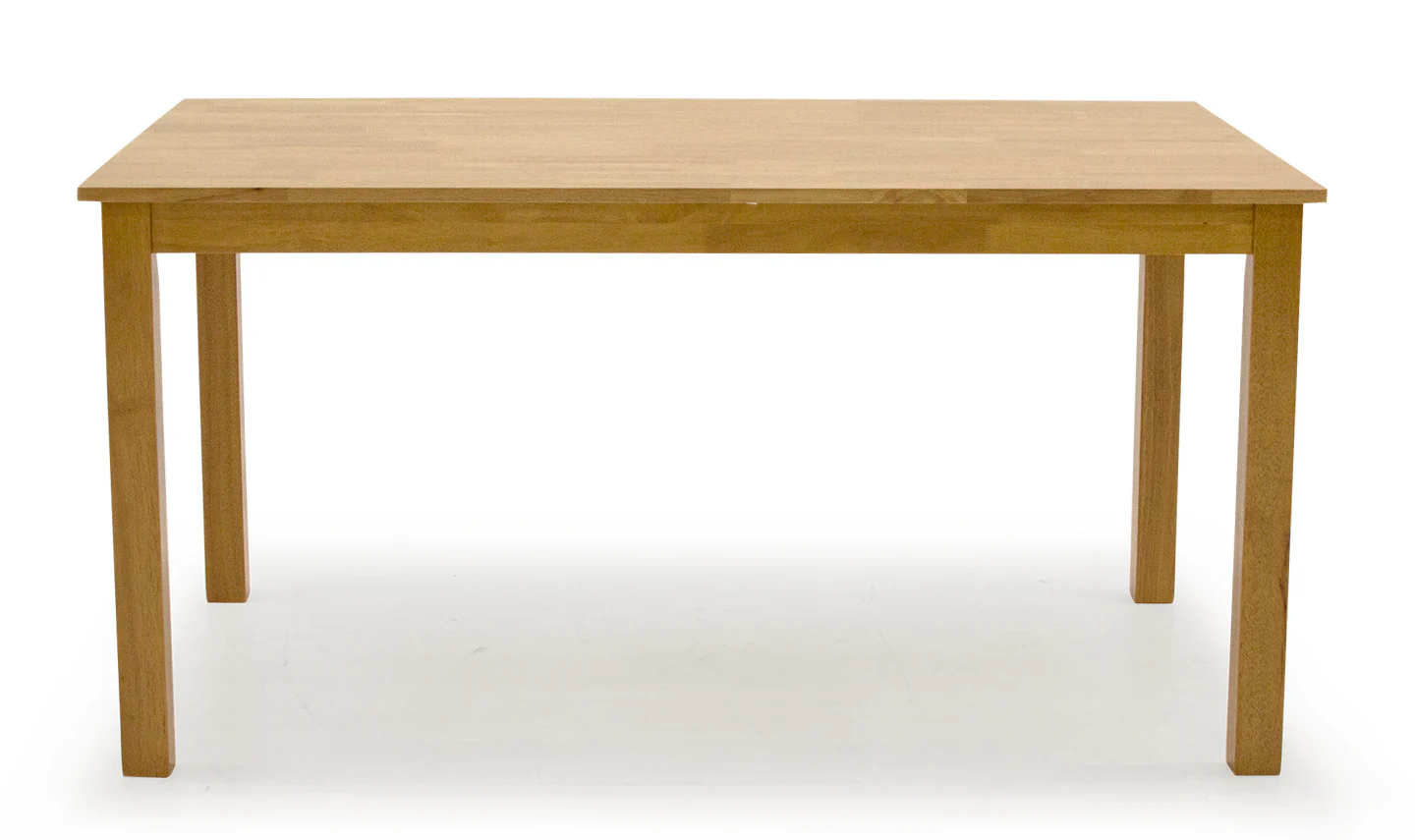 Annecy 120cm Modern Dining Table – Natural Solid Wood Design - Image 2