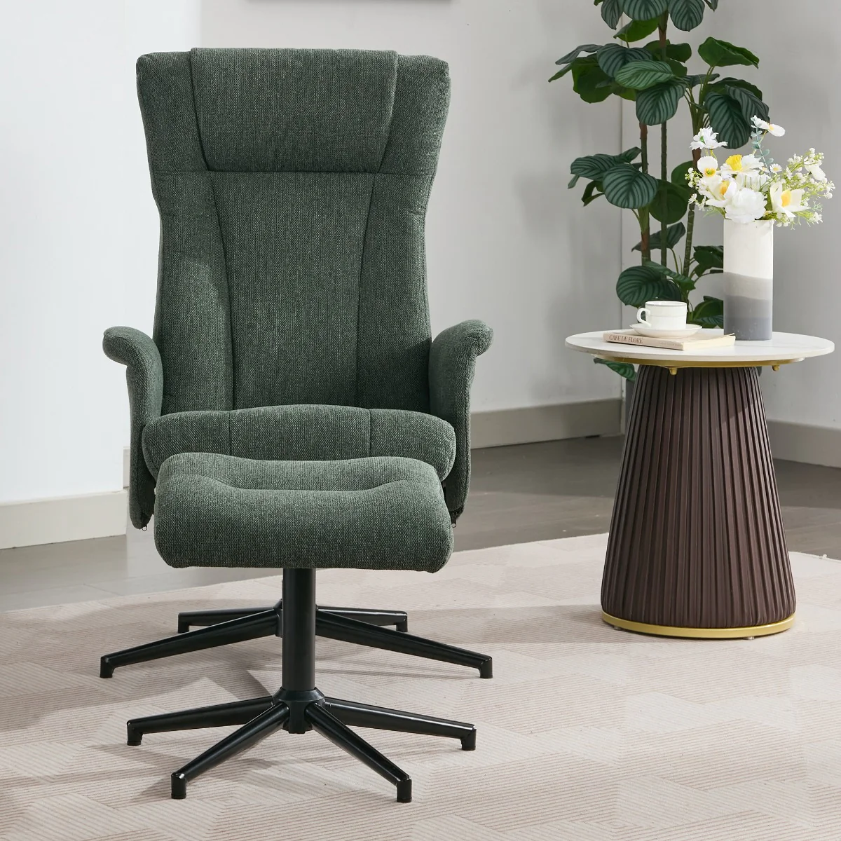 Apero TV Chair & Stool Winter Moss