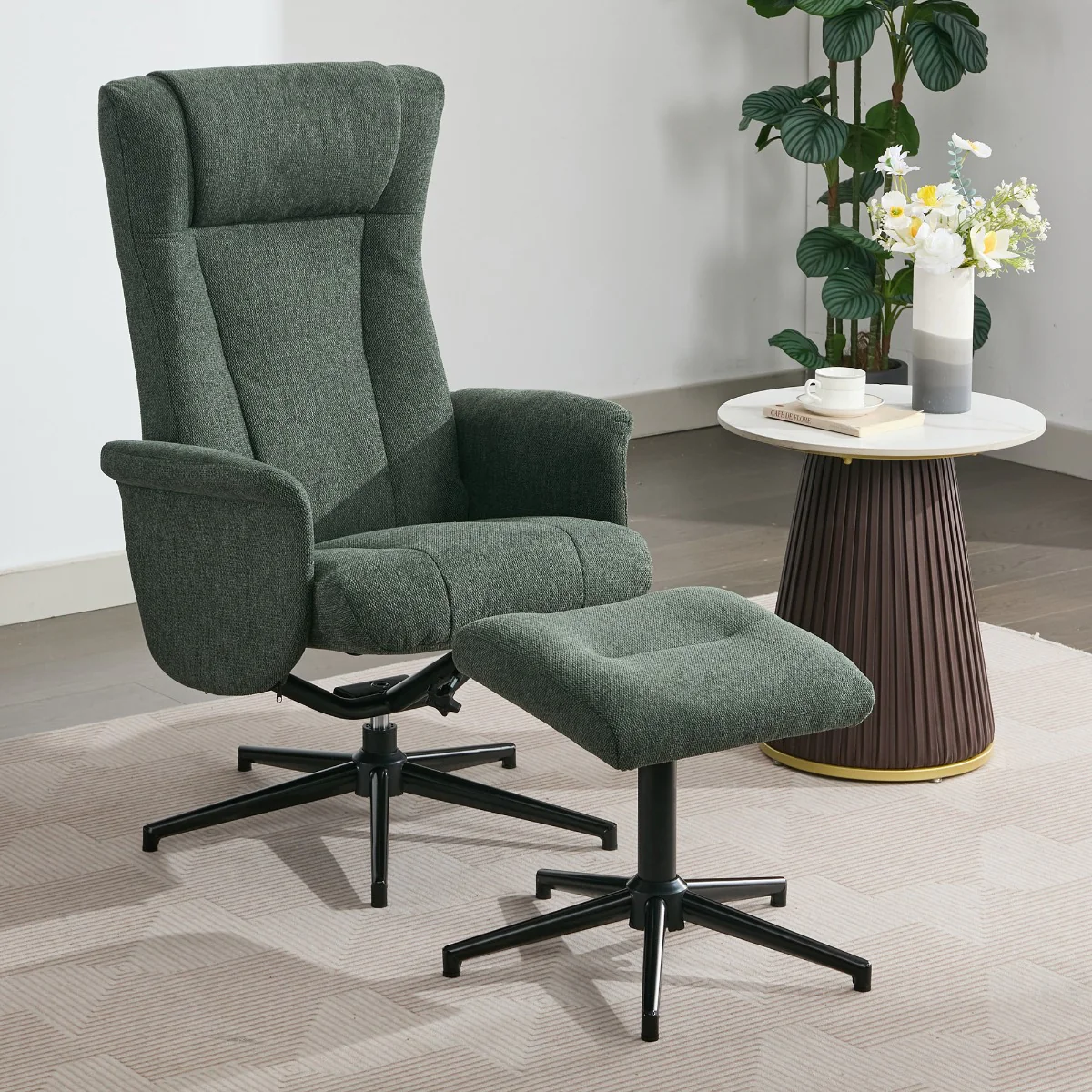 Apero TV Chair & Stool Winter Moss - Image 2