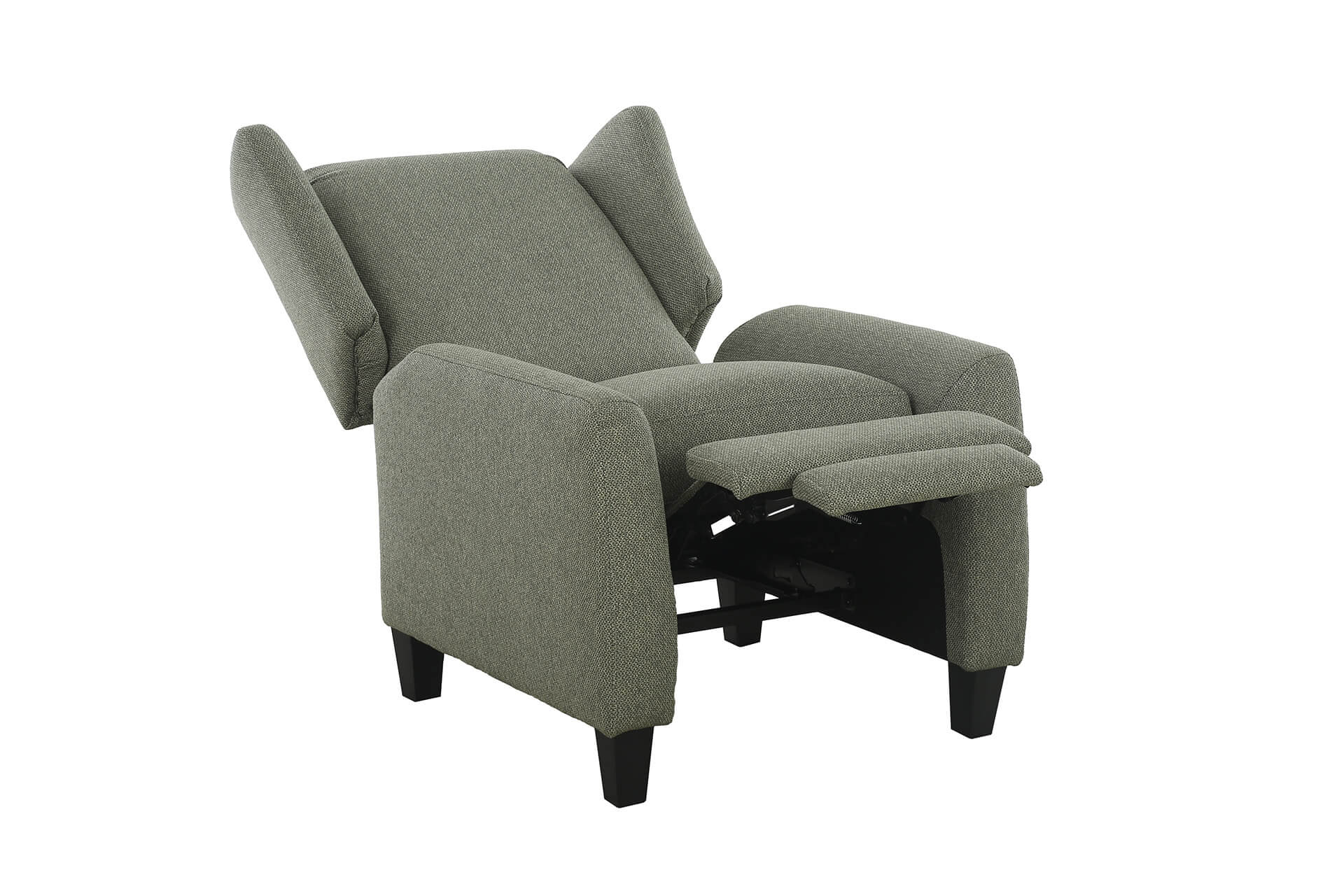 Archie Pushback Chair – Sage Fabric with Manual Recliner (PRE-ORDER FOR JULY) - Image 3