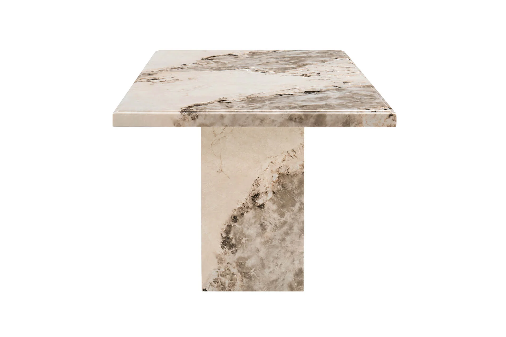 Artemis Dining Table 160cm – Mottled Mocha High-Gloss Finish - Image 10