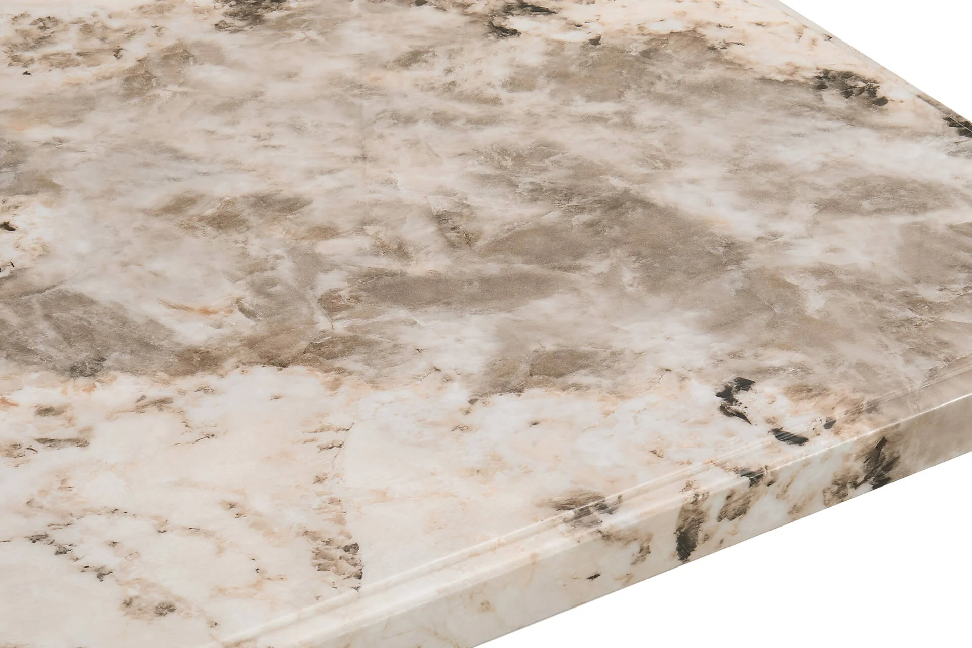 Artemis Dining Table 160cm – Mottled Mocha High-Gloss Finish - Image 4