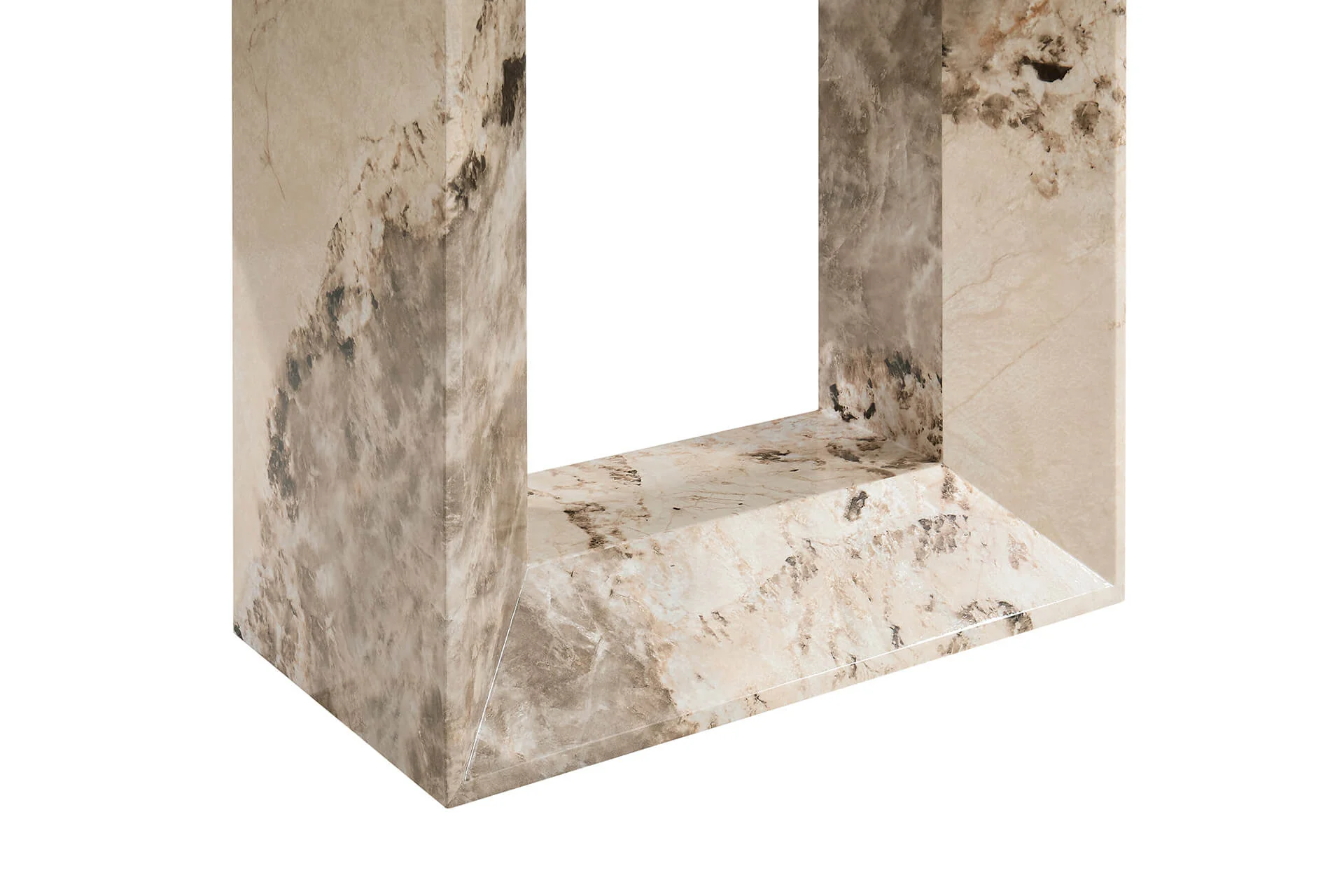 Artemis Dining Table 160cm – Mottled Mocha High-Gloss Finish - Image 5