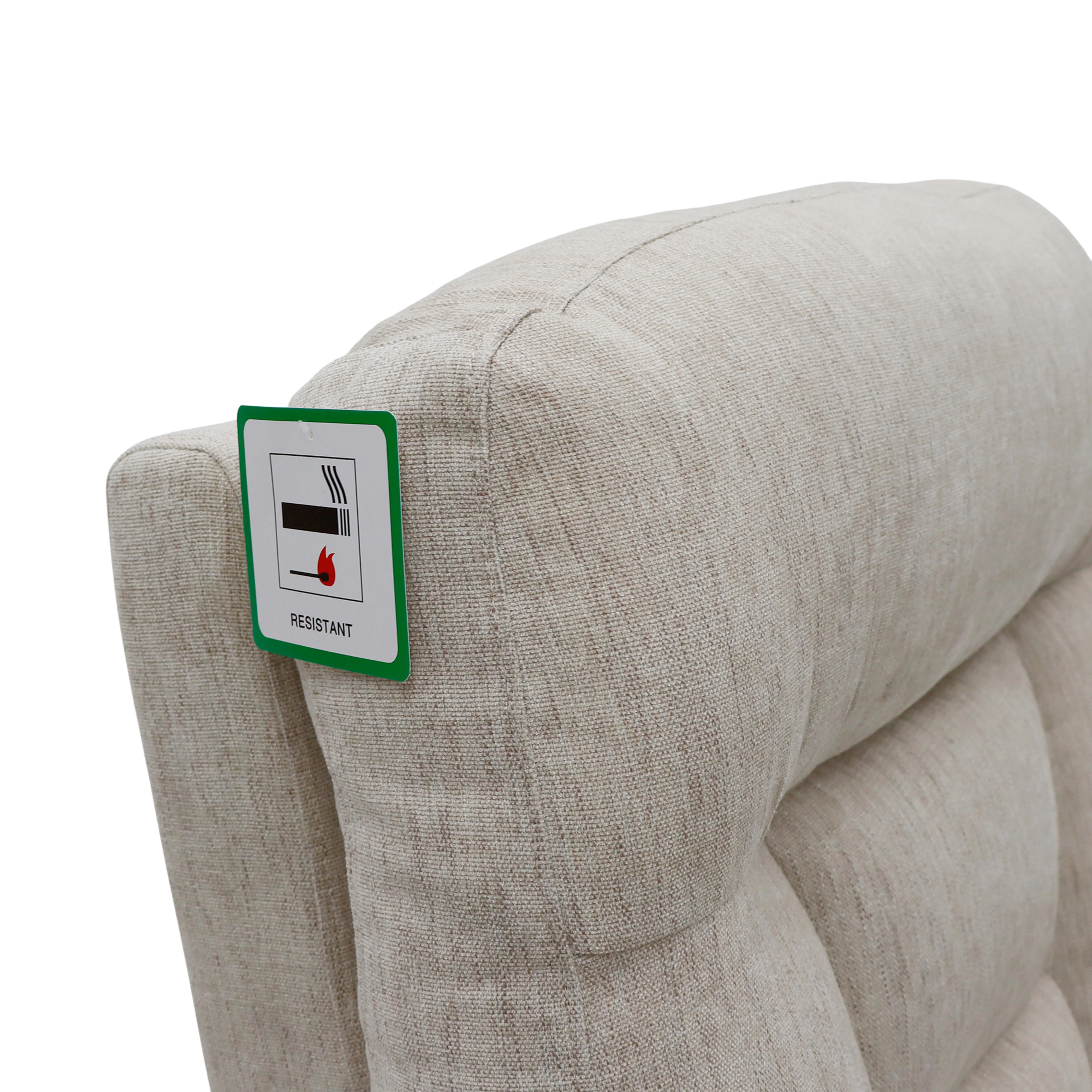Astoria Dual Motor Lift & Tilt Chair – Beige Fabric with USB Charger - Image 4
