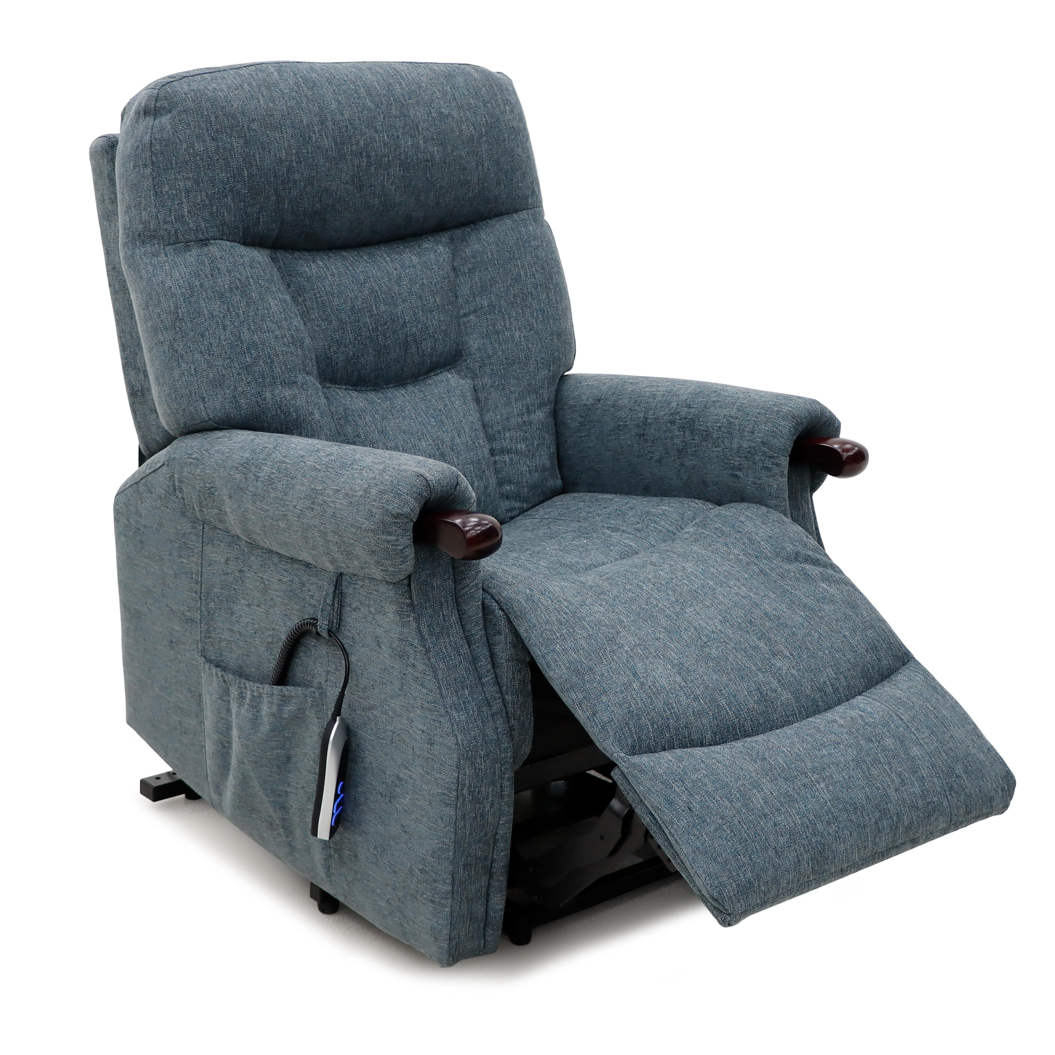 Astoria Dual Motor Lift & Tilt Chair – Steel Fabric with USB Charger - Image 6