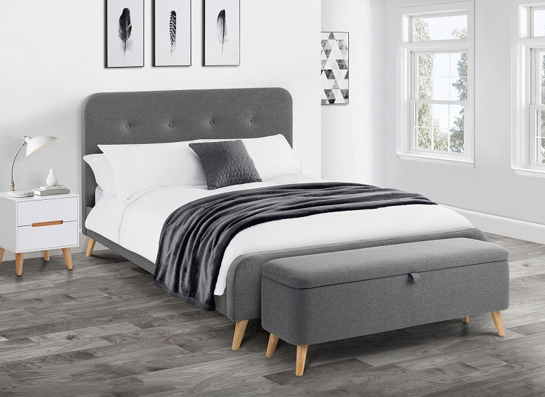 Astrid Grey Blanket Box