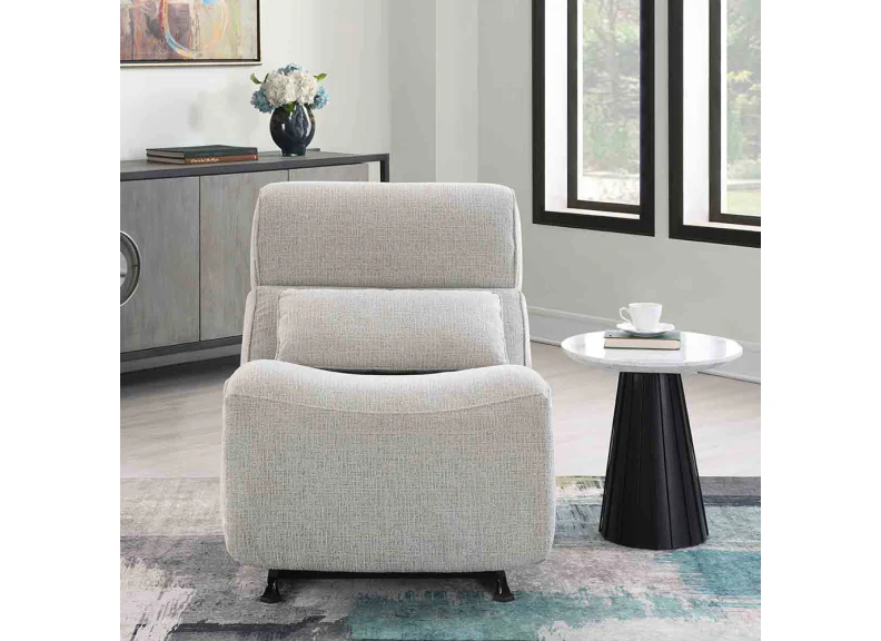 Avebury Linen Manual Reclining Chair – Soft Fabric with Rocking Action - Image 2