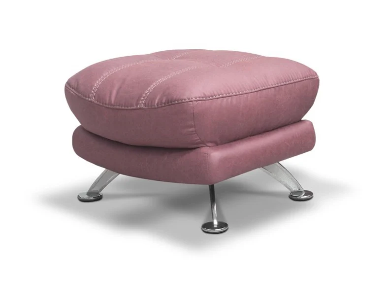 Axis Pink Swivel Armchair W/Optional Stool - Image 4