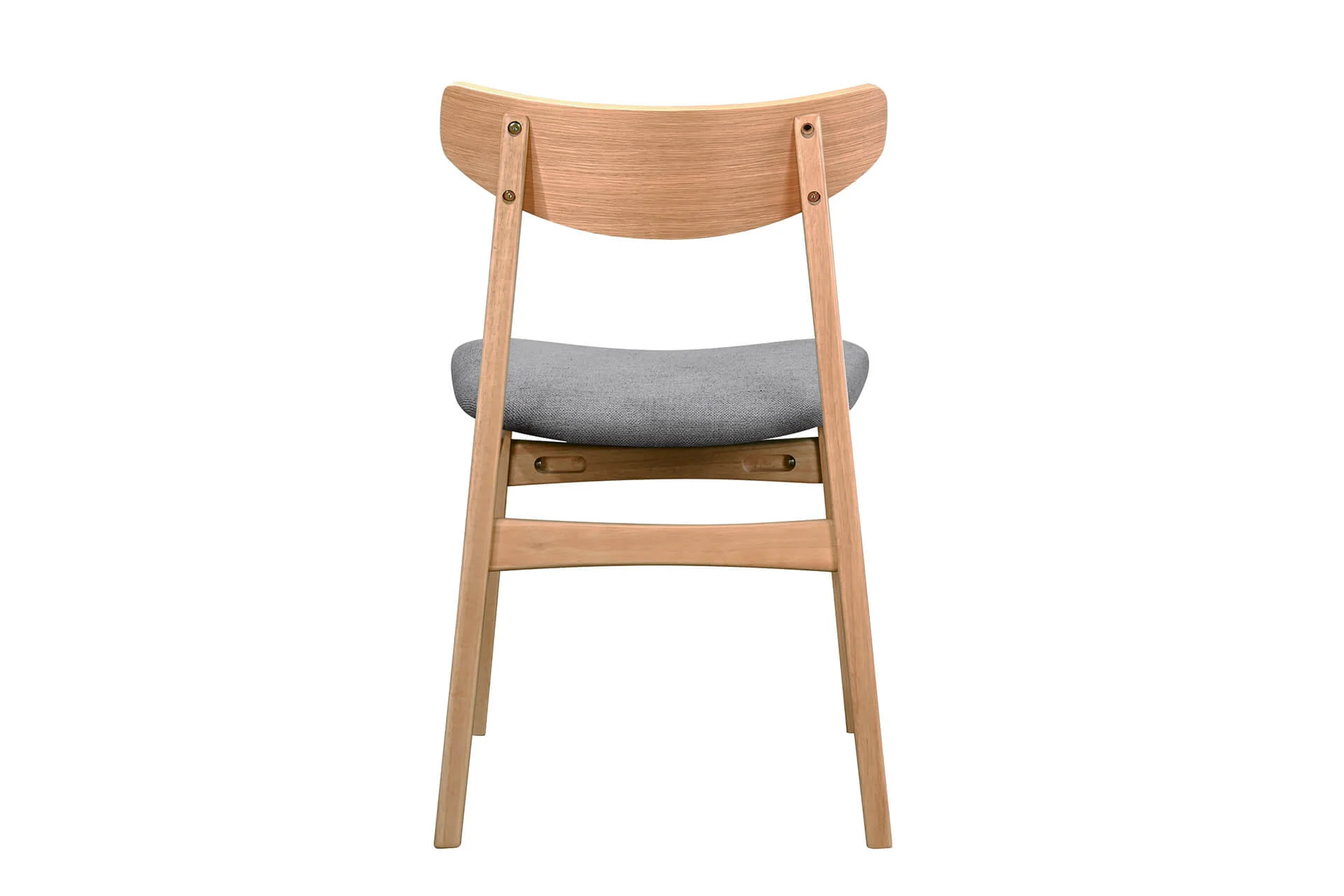 Ayla Dining Chair – Oak with Fabric-Padded Seat - Image 5