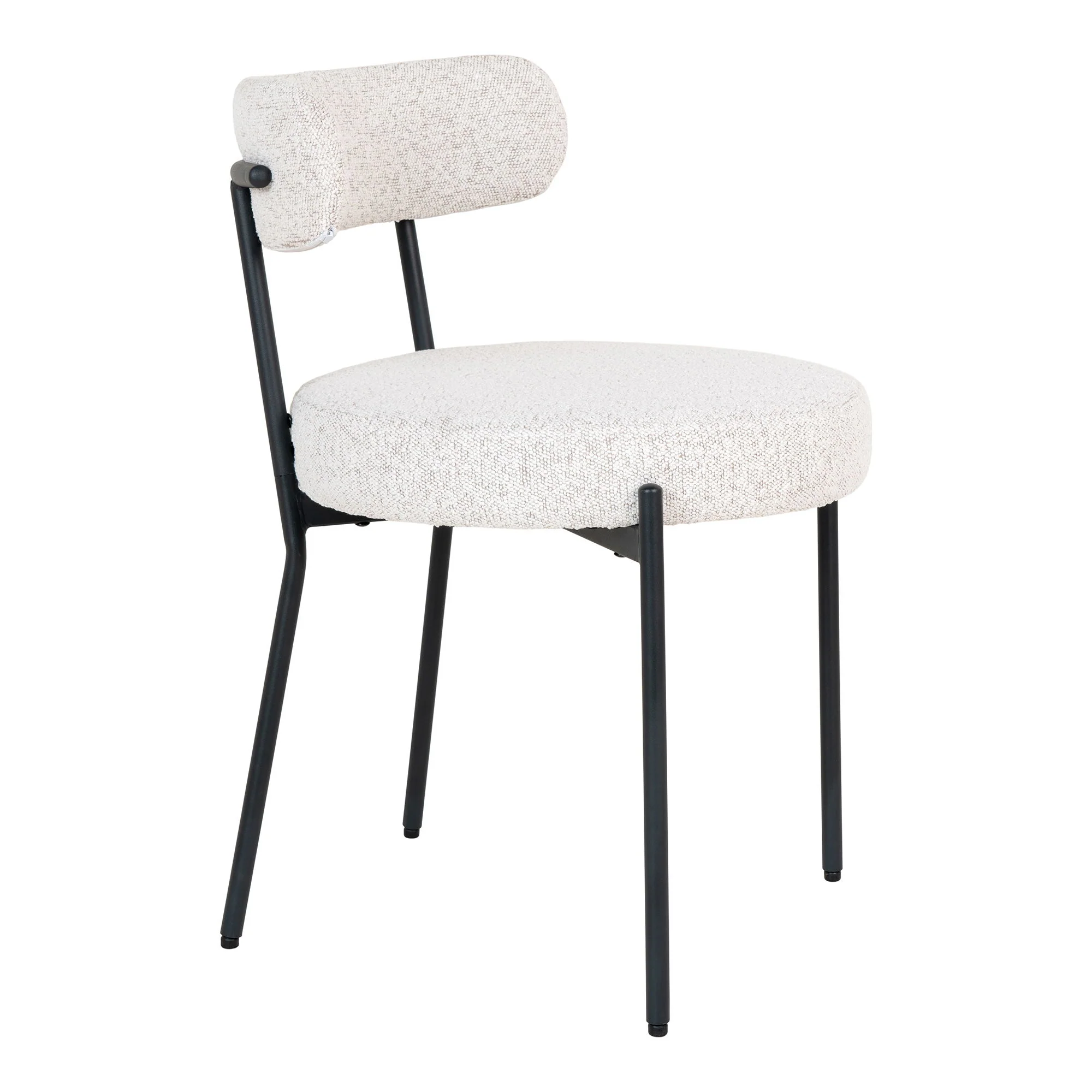 Badalona Dining Chair – White Finish Lightweight Design - Image 2