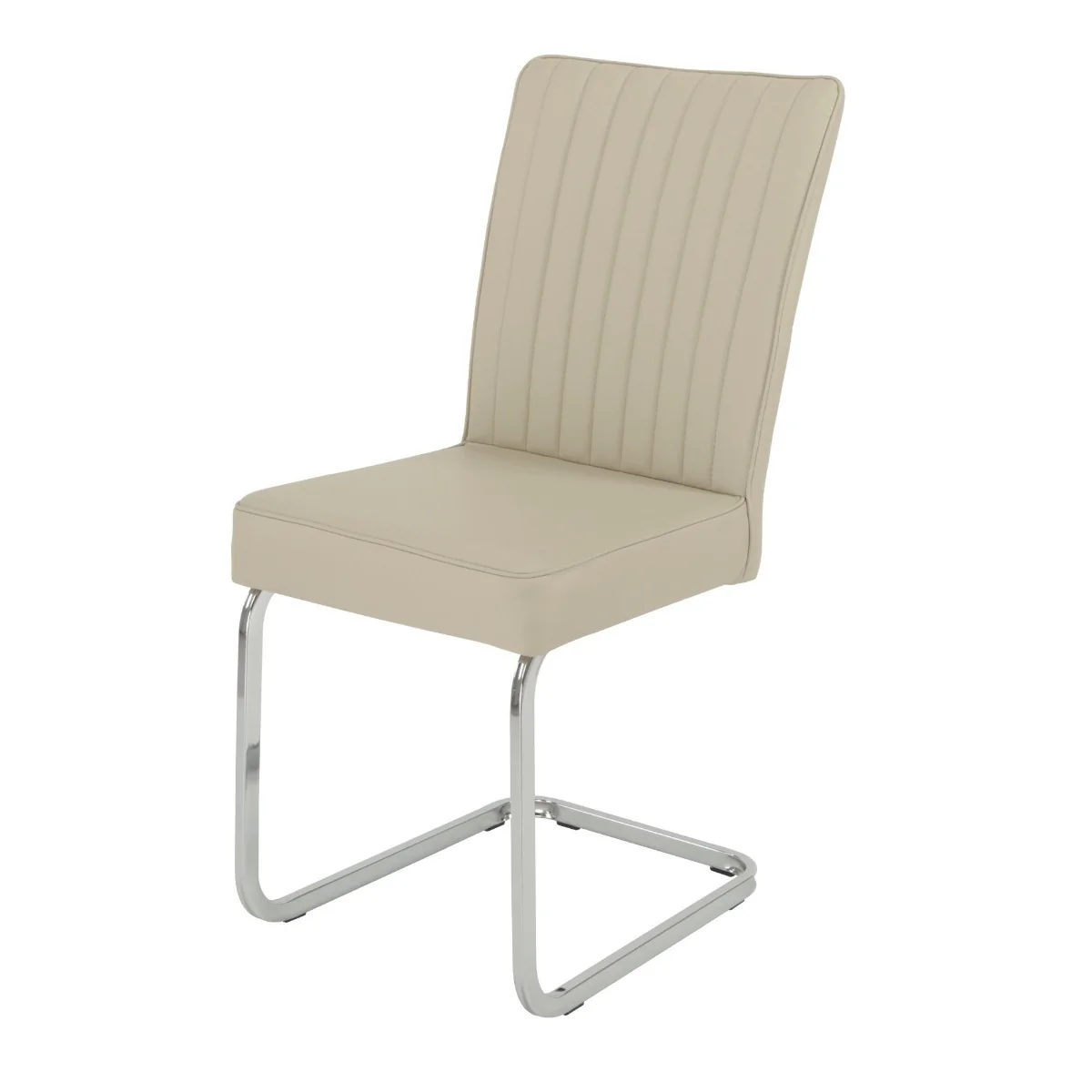 Bamberg Chair – Taupe with Chrome Cantilever Base 930mm