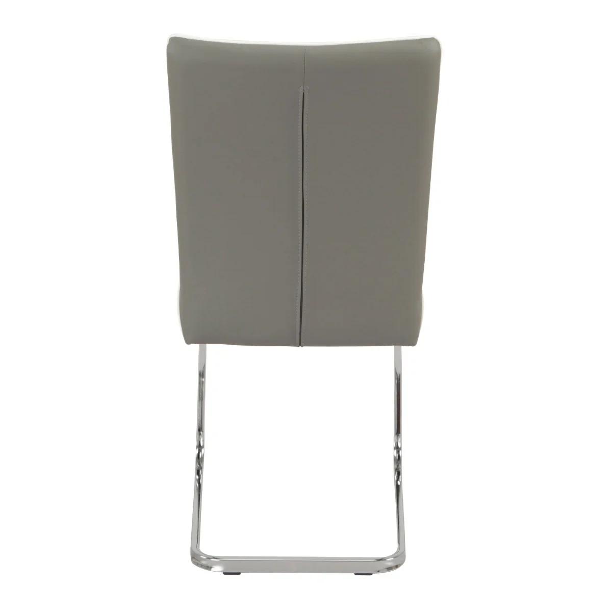 Bamberg Dining Chair – Grey with White Piping 445mm - Image 3