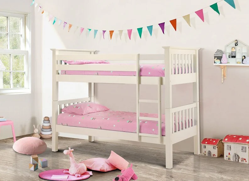 Barcelona Bunk Beds – Solid Pine with Versatile Design