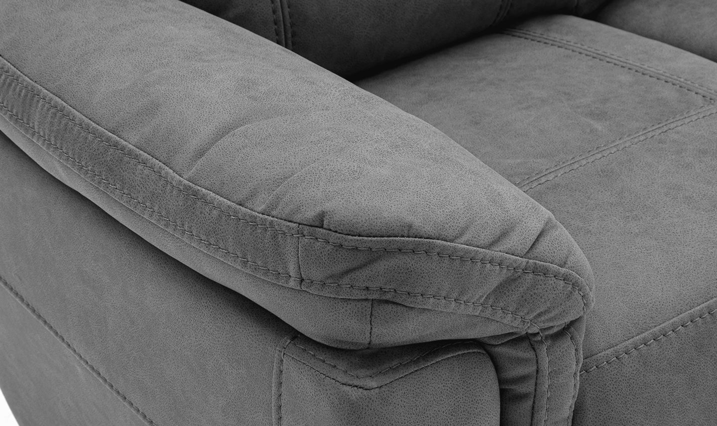 Baxter Reclining Armchair – Compact Design with Contrast Stitch Upholstery 920mm - Image 3
