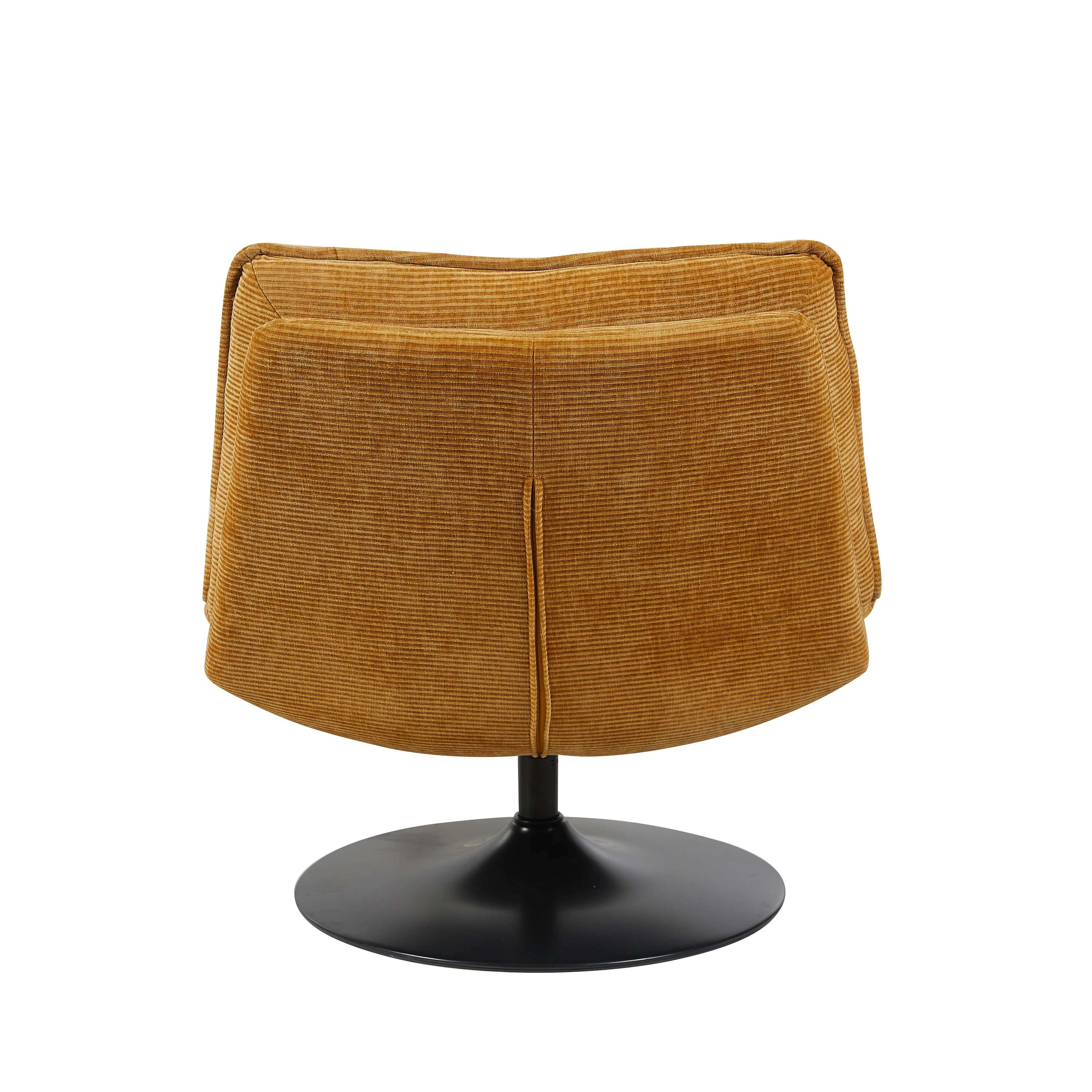 Bella Chair – Ochre Accent with Swivel Base - Image 5