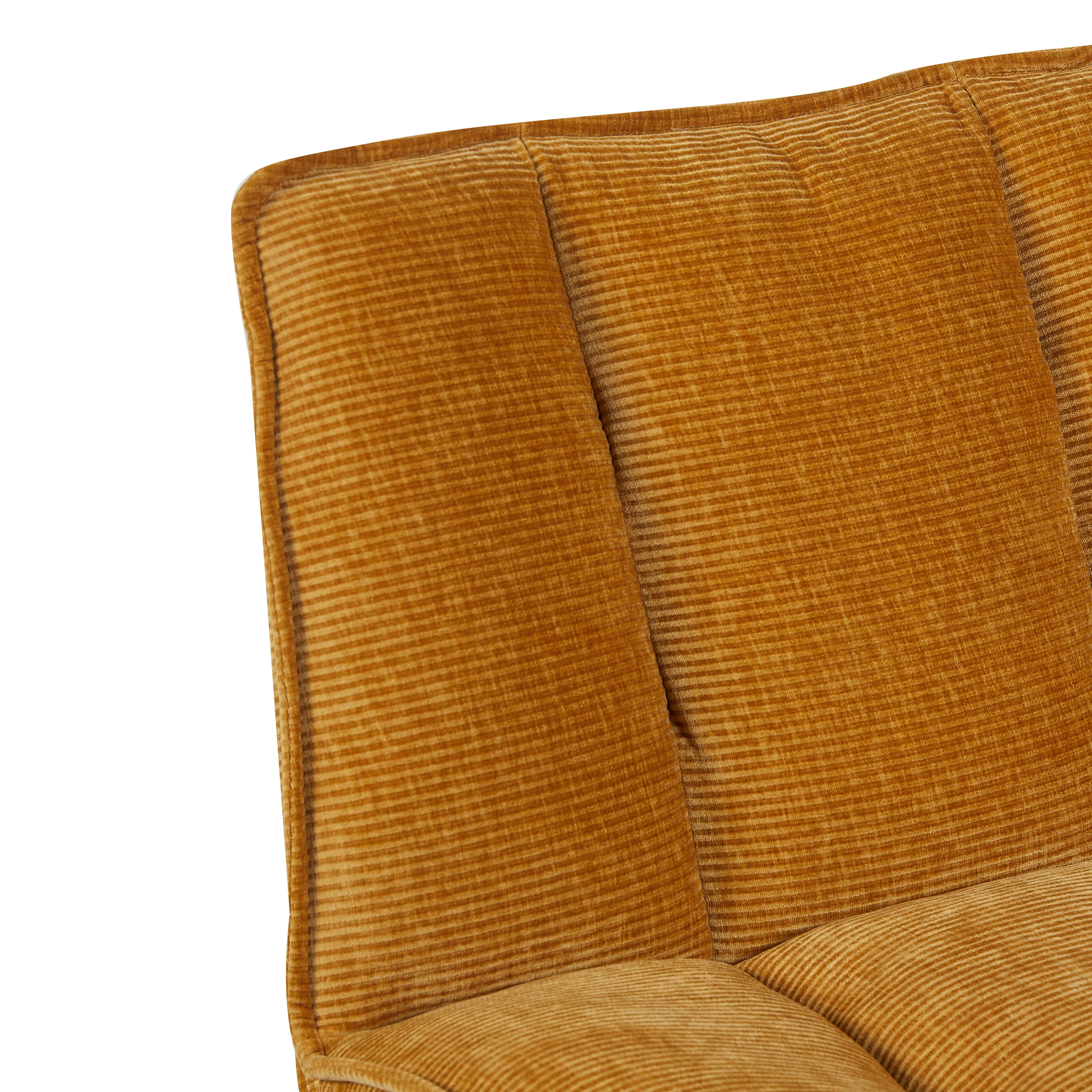 Bella Chair – Ochre Accent with Swivel Base - Image 6