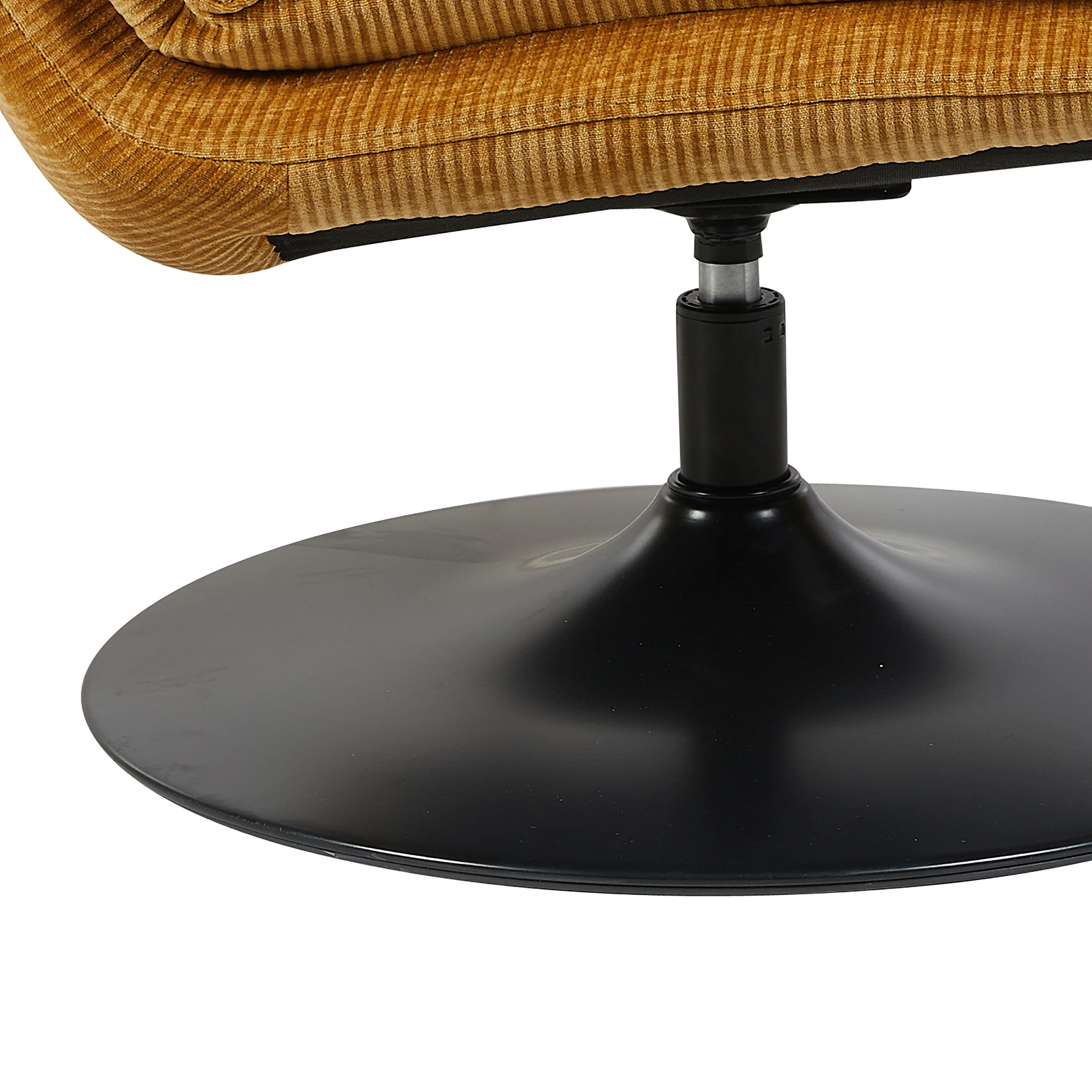 Bella Chair – Ochre Accent with Swivel Base - Image 7