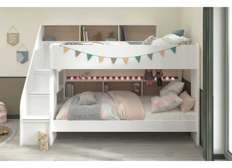 Bibliobed Bunk Bed – Sturdy Design with Optional Underbed Drawer