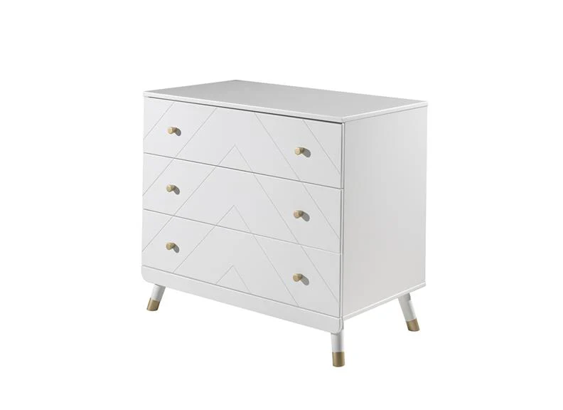 Billy White Chest with Three Drawers - Image 3