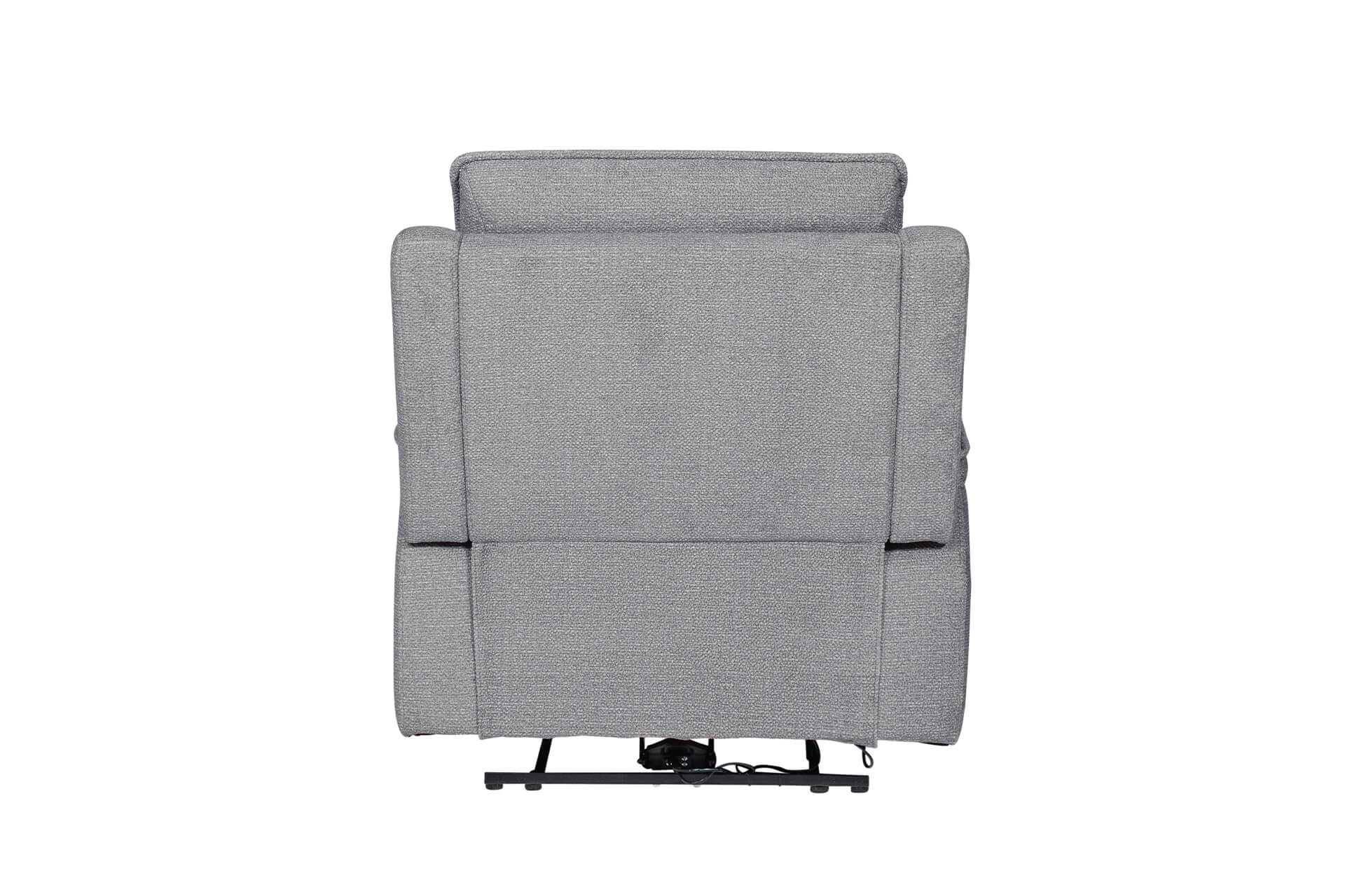 Blaine 1 Seater Electric Recliner – Greige Fabric with USB Ports - Image 10