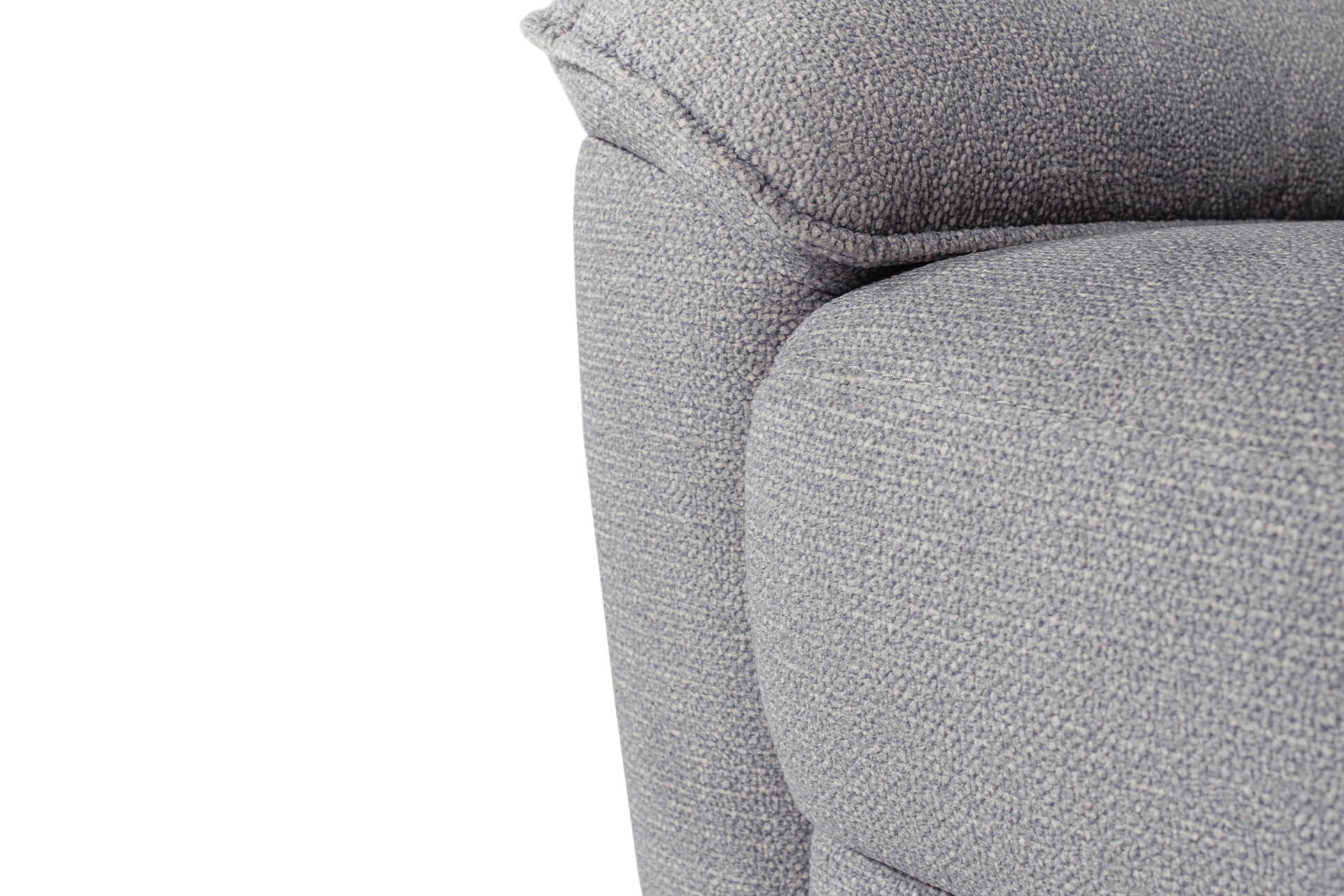 Blaine 1 Seater Electric Recliner – Greige Fabric with USB Ports - Image 5