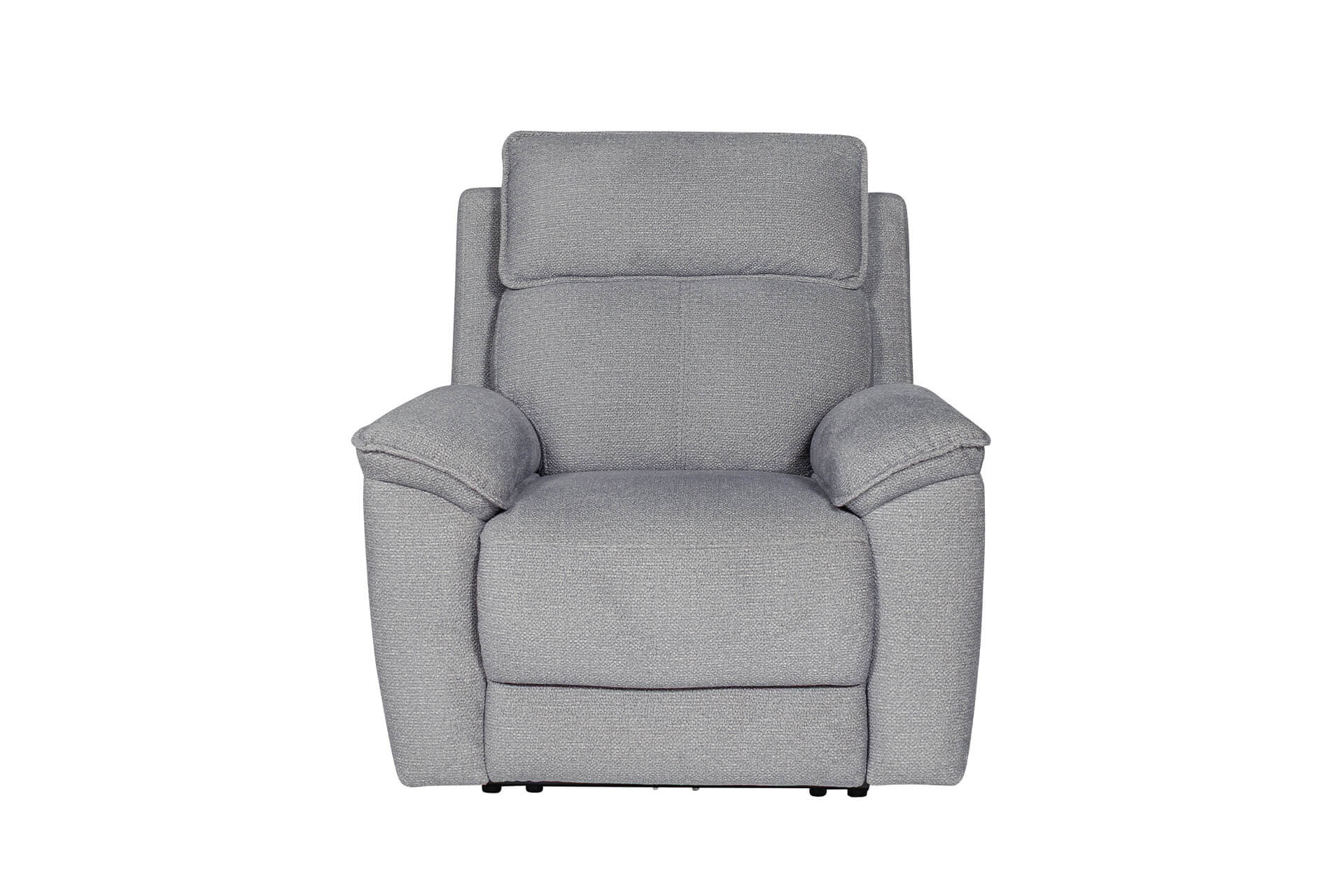 Blaine 1 Seater Electric Recliner – Greige Fabric with USB Ports - Image 9