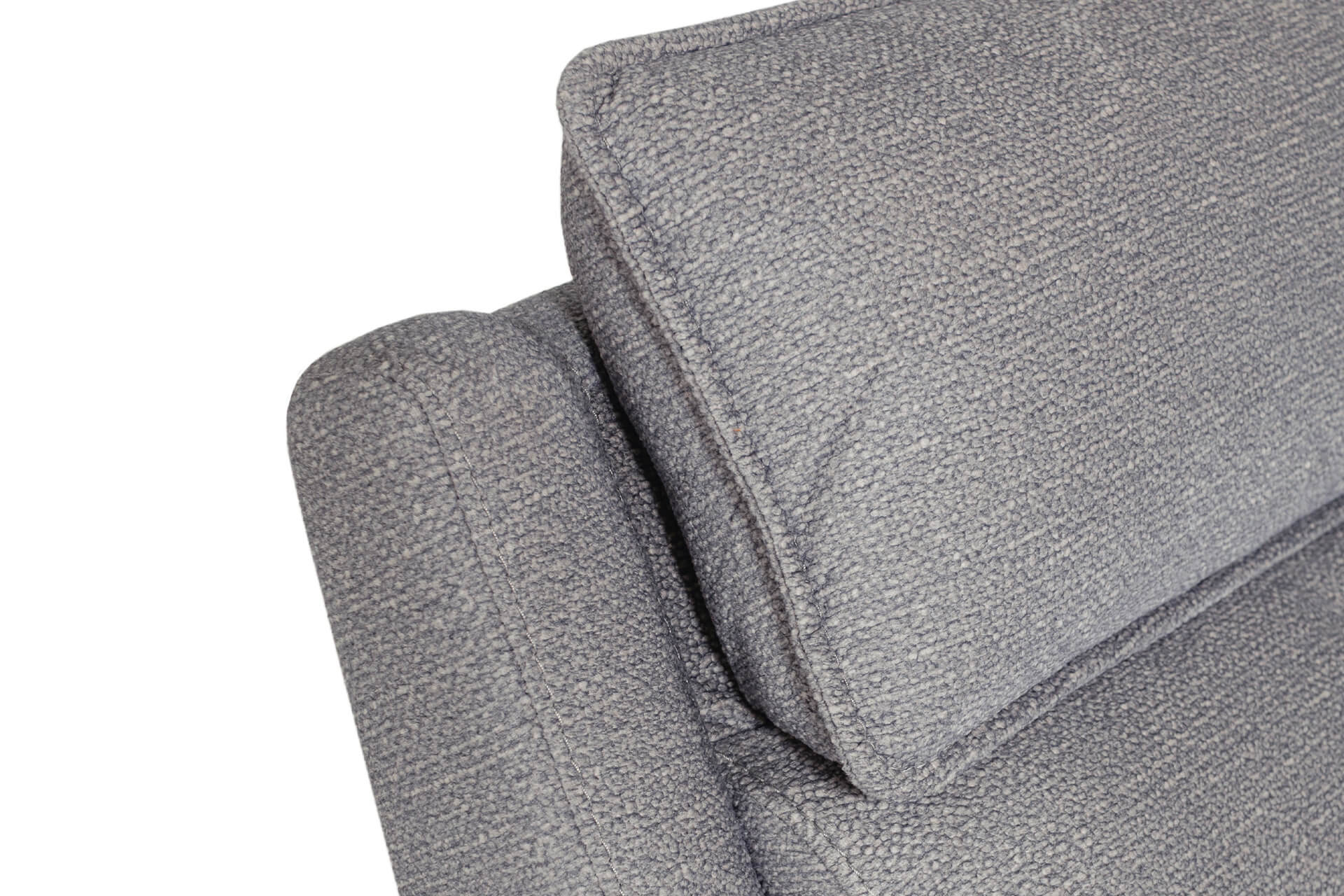 Blaine 2 Seater Electric Recliner – Soft Greige Fabric with USB Ports - Image 3