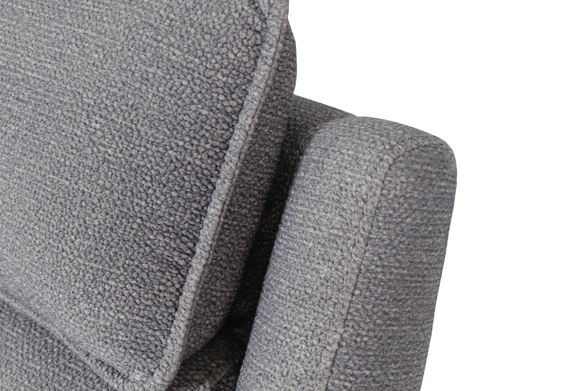 Blaine 3 Seater Electric Recliner – Greige Fabric with USB Ports - Image 4