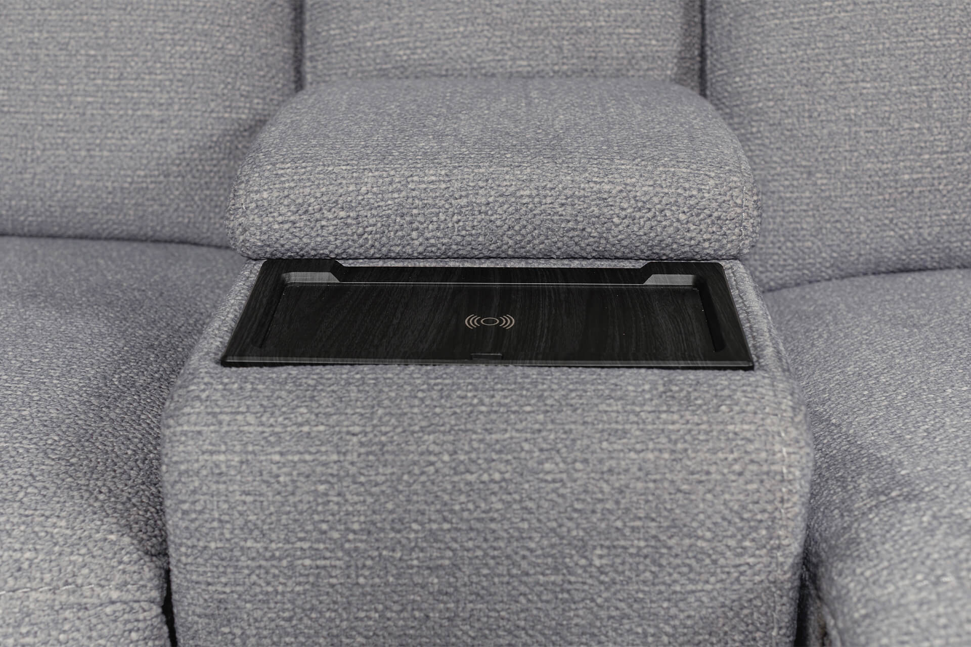 Blaine Corner Group Electric Recliner – Greige Fabric with USB Ports - Image 16