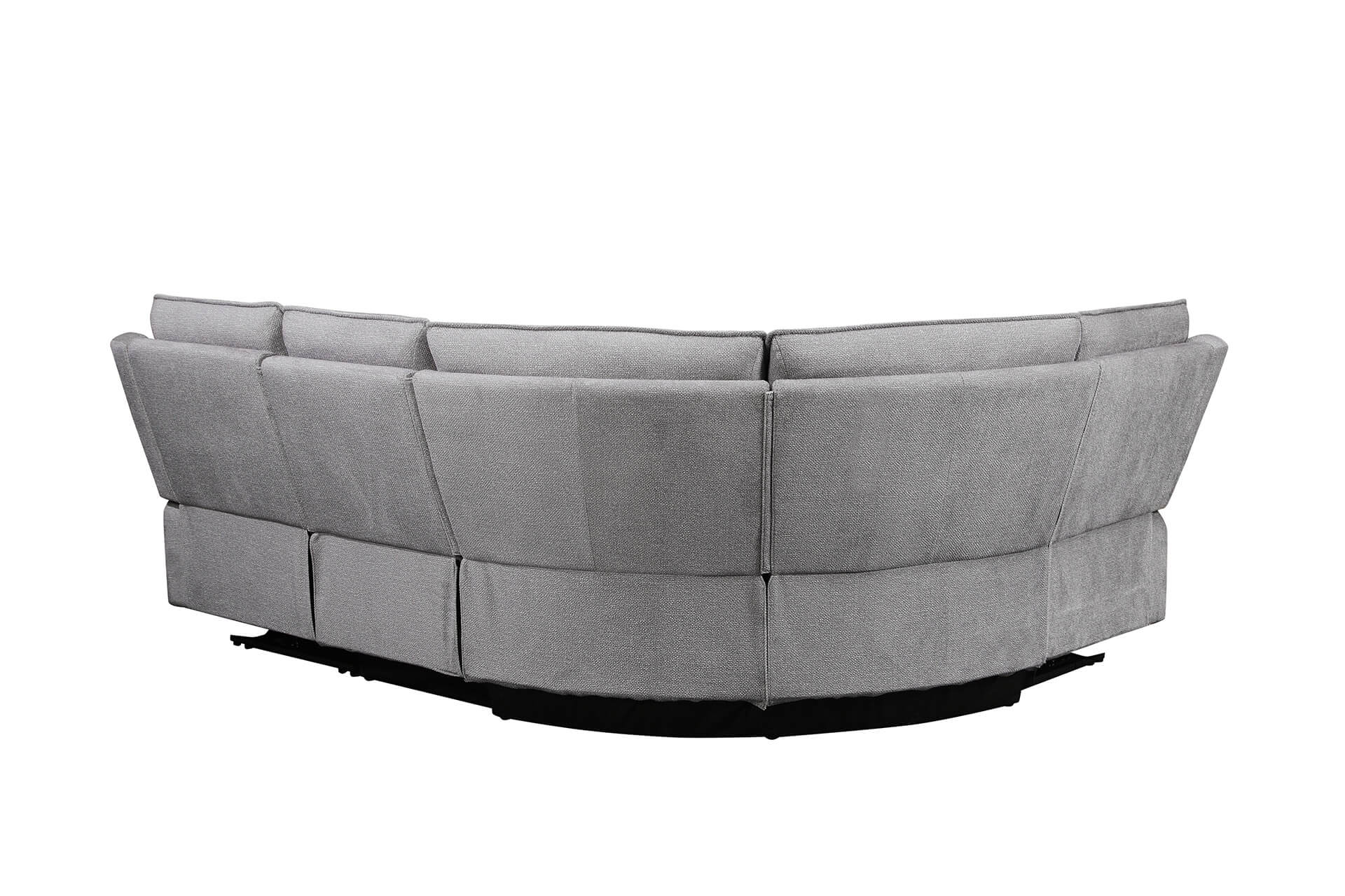 Blaine Corner Group Electric Recliner – Greige Fabric with USB Ports - Image 7