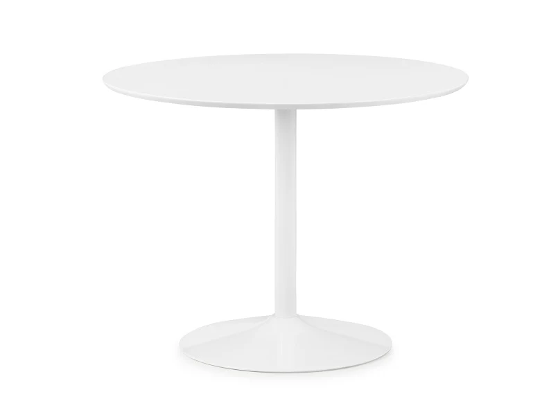 Blanco Round White Pedestal Table - Image 2