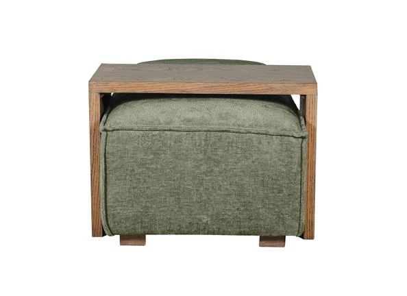 Bodhi Ottoman with Table – Mink or Olive Fabric 600mm x 1310mm - Image 11