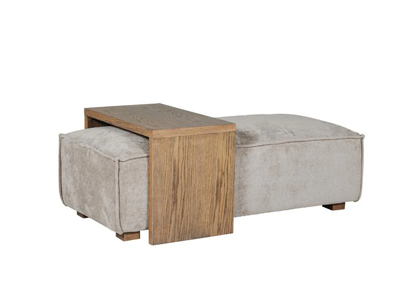 Bodhi Ottoman with Table – Mink or Olive Fabric 600mm x 1310mm - Image 14