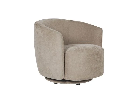 Bodhi Swivel Chairs – Swivel Occasional Chair in Natural or Umber - Image 2