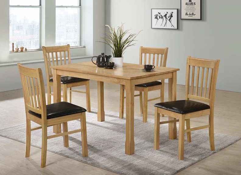 Bolton Oak 4 ft Dining Sets - Image 4
